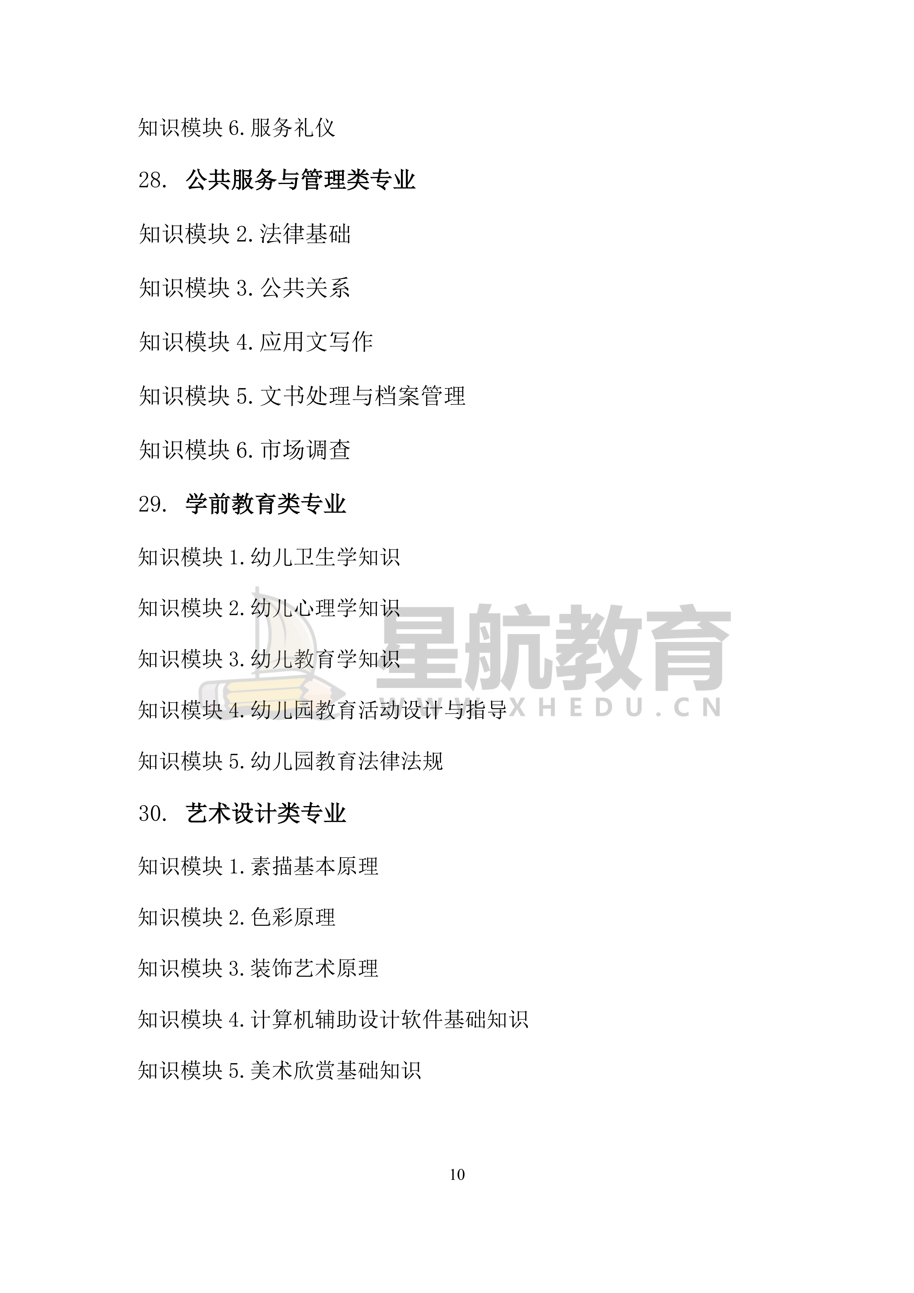 2026 年山东省春季高考统一考试招生专业类别考试