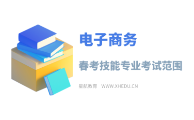 电子商务：2025年春考技能电子商务类专业考试范围